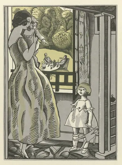 La jeune mère by Fernand Siméon, 1923 — digital art print download