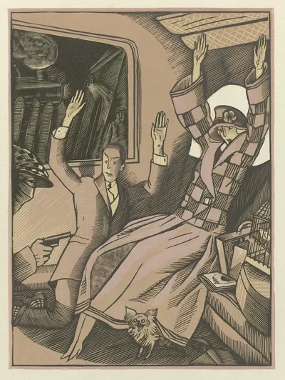 L'Attentat by Fernand Siméon, 1923 — digital art print download