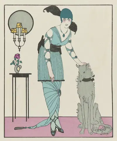 Gazette du Bon Ton. Art – Modes & Frivolités; Artists by Francisco Javier Gosé, 1914 — digital art print download