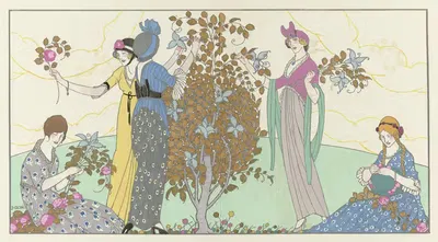 L'Arbre de mai ; Robes simples pour l'été by Francisco Javier Gosé, 1914 — digital art print download