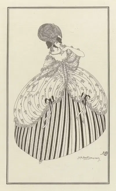 Журнал дам и мод, Парижские костюмы, 1914, № 142 by Х. Роберт Дамми, 1914 — digital art print download