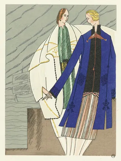 Пальто, вдохновленные чехословацкими костюмами by Л'Ом, 1920 — digital art print download