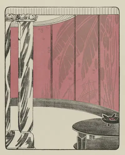 Салон серого и розового лака by МАМ, 1921 — digital art print download