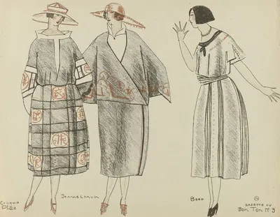 Жанна Ланвин; Пиво by Марио Симон, 1920 — digital art print download