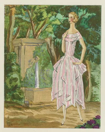 Игра в прятки; Платье из ленты by Марио Симон, 1921 — digital art print download