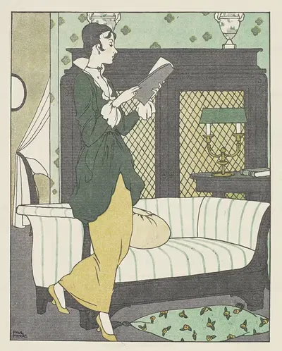 У Мерсье Фрер, обивщики-декораторы by Поль Мерас, 1914 — digital art print download