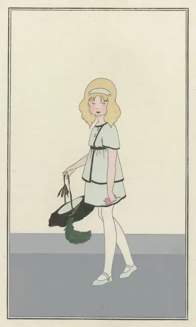 Платье для девочки by Рэй, 1914 — digital art print download