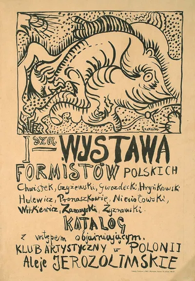 I-sza Wystawa Formistów Polskich, Chwistek, Czyżewski, Gwozdecki, Hryńkowski, Hulewicz, Pronaszkowie, Niesiołowski,…