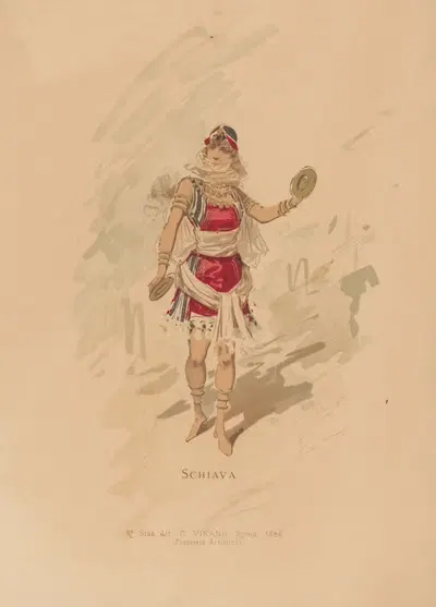 Shiava by Alfredo Edel, 1886 — digital art print download