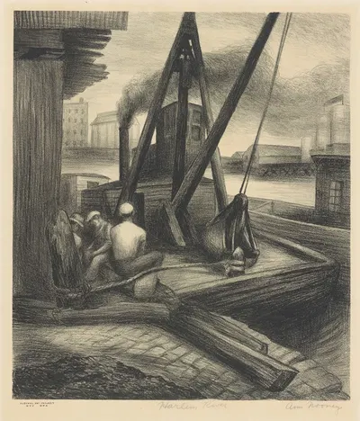 Harlem River by Ann Nooney, 1935 - 1943 — digital art print download