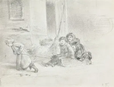 Children by Konstantin Egorovich Makovsky — digital art print download