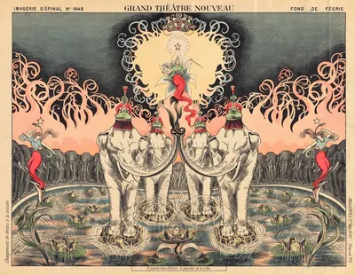 Большой новый театр by Имп. Пеллерен и Ко, 1890-1899 — digital art print download