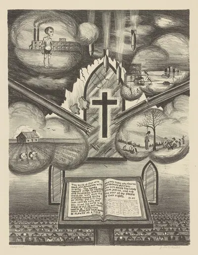 Суд by Джон МаКуиртер, 1935 - 1943 — digital art print download