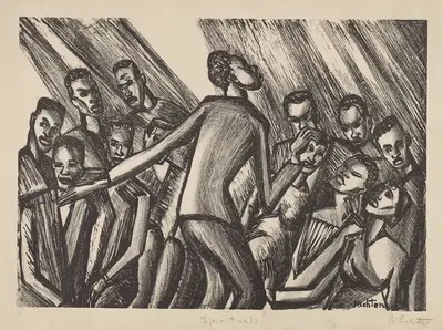 Духовные песни by Лилиан Рихтер Рейнольдс, 1935 - 1943 — digital art print download