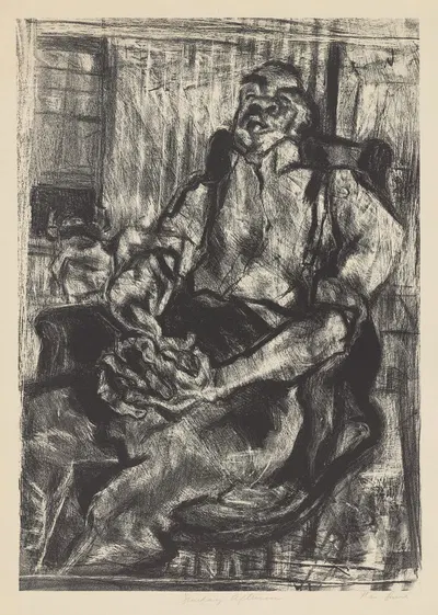 Воскресное утро by Нан Лури, 1935 - 1943 — digital art print download