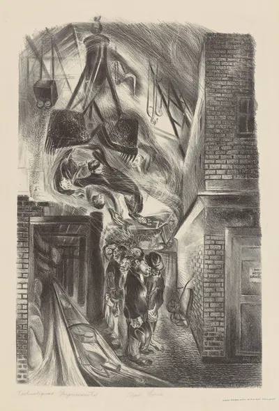 Технологические улучшения by Нан Лури, 1935 - 1943 — digital art print download