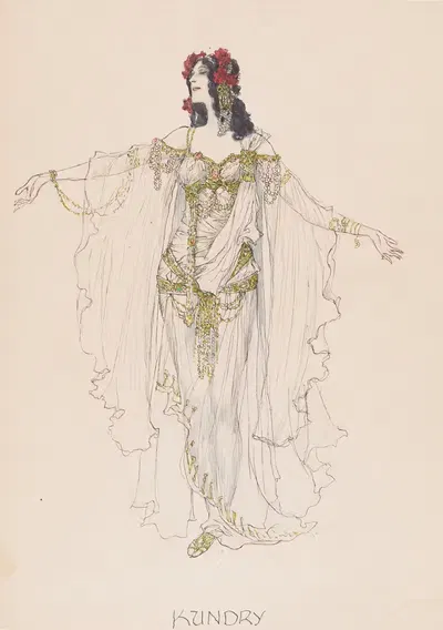 Кундри by Генрих Лефлер, 1914 — digital art print download