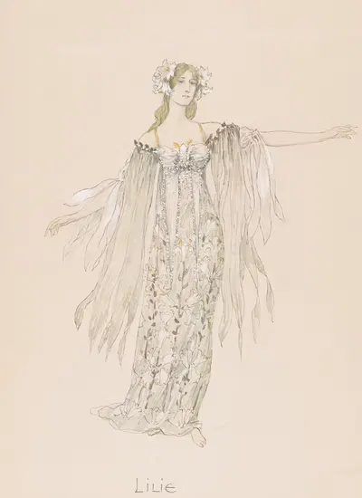 Лилия by Генрих Лефлер, 1914 — digital art print download