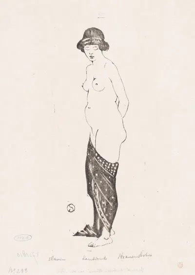 Женщина, ставшая рабыней by Анри ван дер Сток, 1880 - 1937 — digital art print download