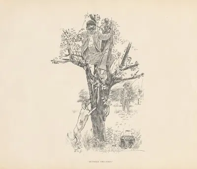 Между двух огней. by Дж. Кэмпбелл Филлипс, 1899 — digital art print download