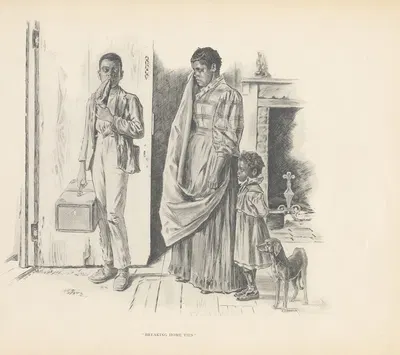 Разрыв домашних уз by Дж. Кэмпбелл Филлипс, 1899 — digital art print download
