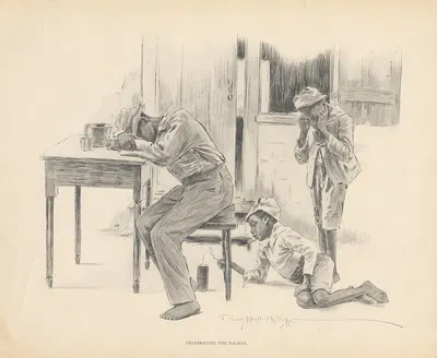 Празднование четвертого. by Дж. Кэмпбелл Филлипс, 1899 — digital art print download