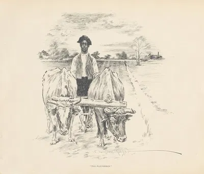 Пахарь. by Дж. Кэмпбелл Филлипс, 1899 — digital art print download