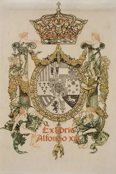 Альфонс XIII by Александр де Рикер, 1904 — digital art print download