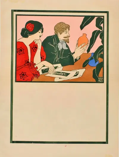 Салон ста by Эндрю Кэй Уомрат, 1897 — digital art print download