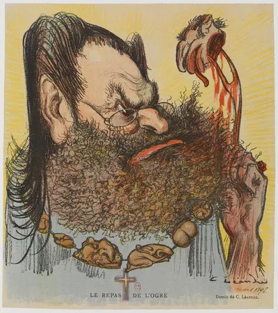 Ужин огра by Шарль-Люсьен Леандр, 1898 — digital art print download