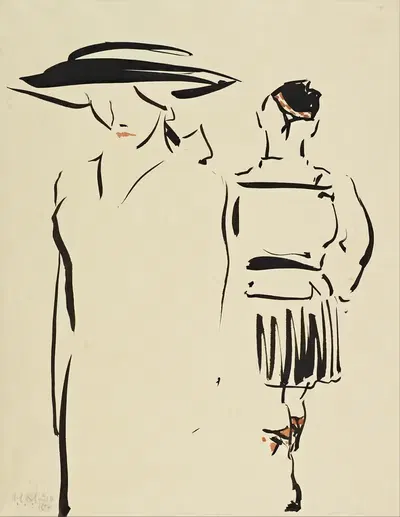 Прощание by Фрэнсис Кэмпбелл Бойло Каделл, 1915 — digital art print download