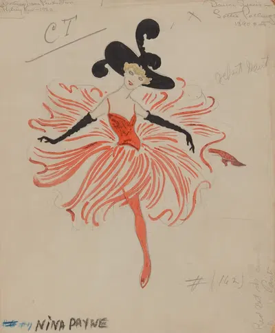 Серия танцев – Поти Поллингс by Хелен Маргарита О'Кейн, 1920 - 1921 — digital art print download