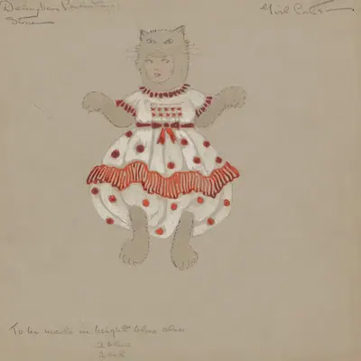 Девочки-кошки by Хелен Маргарита О'Кейн, 1920 - 1921 — digital art print download