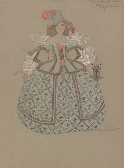 Love Lamp Number-Spanish by Helen Marguerite O'Kane, 1920 - 1921 — digital art print download