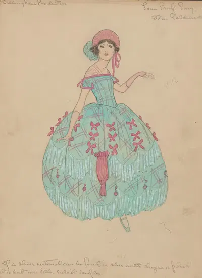 Песня любви лампы - мисс Кэлдуэлл by Хелен Маргарита О'Кейн, 1920 - 1921 — digital art print download