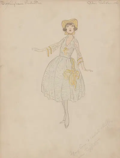 Мисс Кэлдуэлл by Хелен Маргарита О'Кейн, 1920 - 1921 — digital art print download