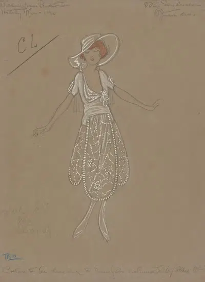 Мисс Сандерсон 3 by Хелен Маргарита О'Кейн, 1920 - 1921 — digital art print download
