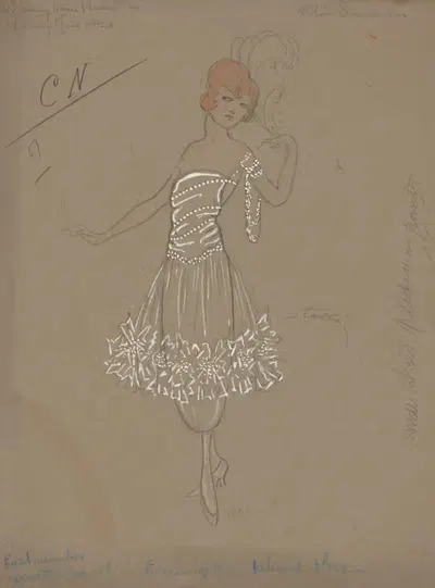 Мисс Сандерсон. by Хелен Маргарита О'Кейн, 1920 - 1921 — digital art print download
