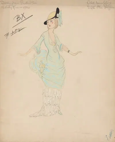 Старый Нью-Йорк – Флэпперы на Пятой авеню 2 by Хелен Маргарита О'Кейн, 1920 - 1921 — digital art print download