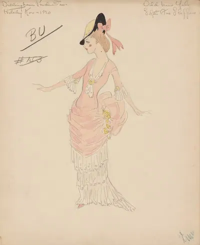 Старый Нью-Йорк - флапперы на Пятой авеню by Хелен Маргарита О'Кейн, 1920 - 1921 — digital art print download