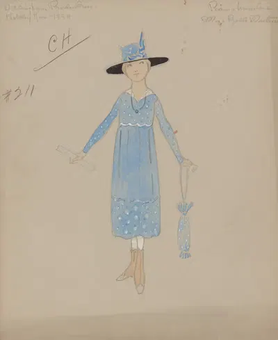 Пиано Номер-Мисс Белл Монтроз by Хелен Маргарита О'Кейн, 1920 - 1921 — digital art print download