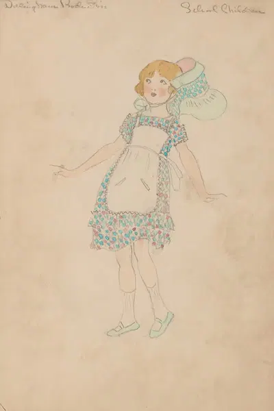 Школьные дети by Хелен Маргарита О'Кейн, 1920 - 1921 — digital art print download