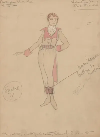 Сцена на Валентинов день - г-н Скотт Уолш by Хелен Маргарита О'Кейн, 1920 - 1921 — digital art print download