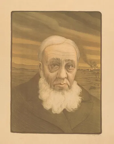 Портрет Пауля Крюгера by Поль Бертон, 1896 - 1909 — digital art print download