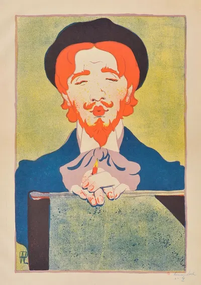 Салон ста by Рене Жорж Эрман-Поль, 1895 — digital art print download
