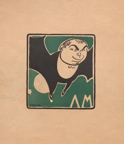 Летучая мышь (программа) by Ральф Бартон, 1922 — digital art print download