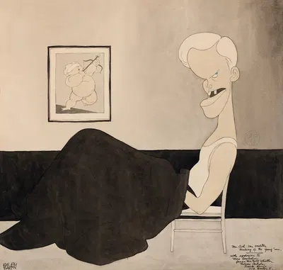 Карл Ван Вехтен by Ральф Бартон, 1923 — digital art print download