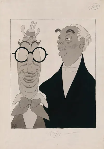 Эд Уинн и Ричард Б. Харрисон by Ральф Бартон, 1930 — digital art print download
