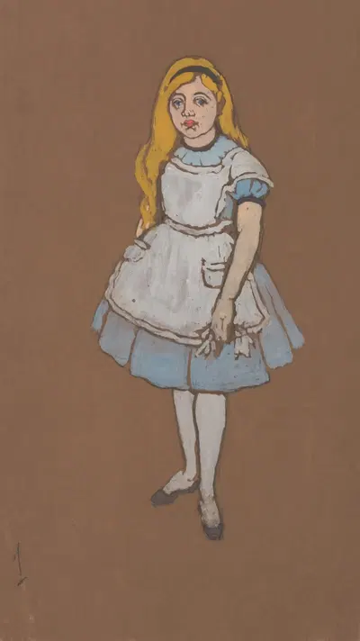 Алиса (дизайн костюма для "Алисы в стране чудес", 1915) by Уильям Пенхэллоу Хендерсон, 1915 — digital art print download