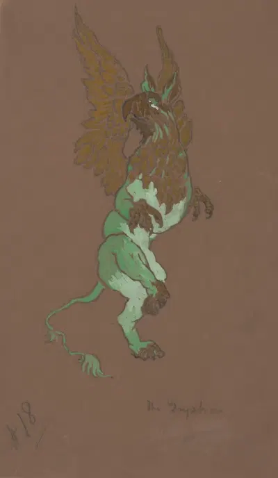 Грифон by Уильям Пенхэллоу Хендерсон — digital art print download